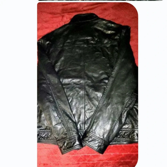 Murano Lambskin Leather Jacket Men's Large Like New - Picture 9 of 10
